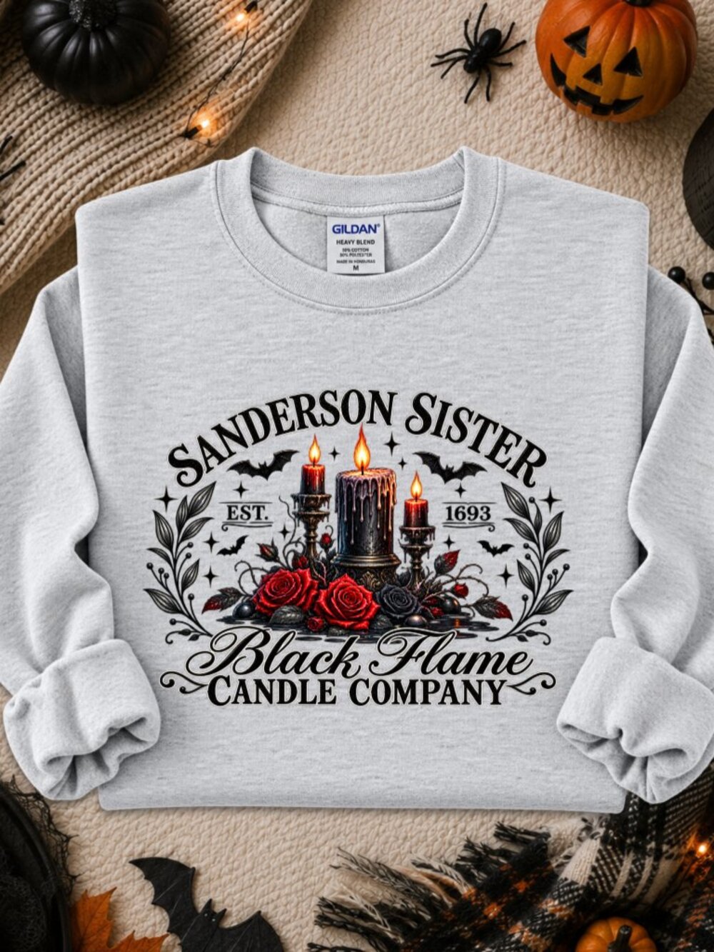 Hocus Pocus Sweatshirt Graphic Crewneck Cozy Fall Halloween 90s Witch Movie